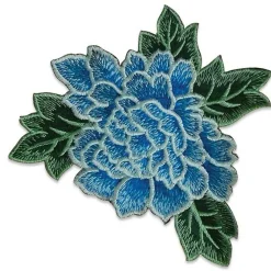 Chante Iron On Embroidered Flower Applique/Patch Patch