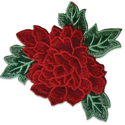 Chante Iron On Embroidered Flower Applique/Patch Patch