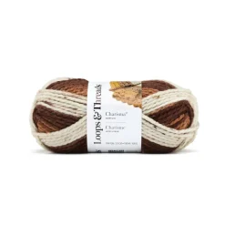 Charisma® Tweed Stripe Yarn by Loops & Threads®