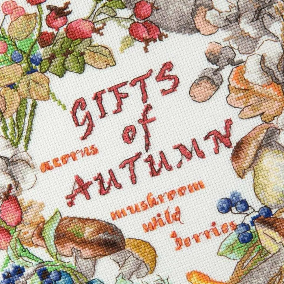 Charivna Mit Cross Stitch Kit Gifts Of Autumn