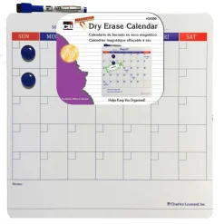 Charles Leonard Magnetic Dry Erase Calendar Set, 6ct