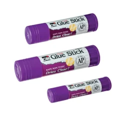 Charles Leonard Purple Glue Stick Class Pack, 2 Packs of 30