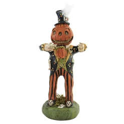 Charles Mcclenning 10.0 Inch The Mysterious Man Halloween Figurine , Lightweight Halloween Decor Halloween Pumpkin