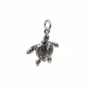 Charmalong™ Antique Silver Plated Turtle Charm by Bead Landing™