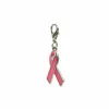 Charmalong™ Pink & Rhodium Ribbon Charm by Bead Landing™