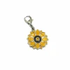 Charmalong™ Yellow & Rhodium Sunflower Charm by Bead Landing™