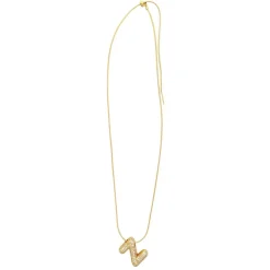 Charmed Bar Crystal-Studded Gold Letter Charm by Bead Landing™