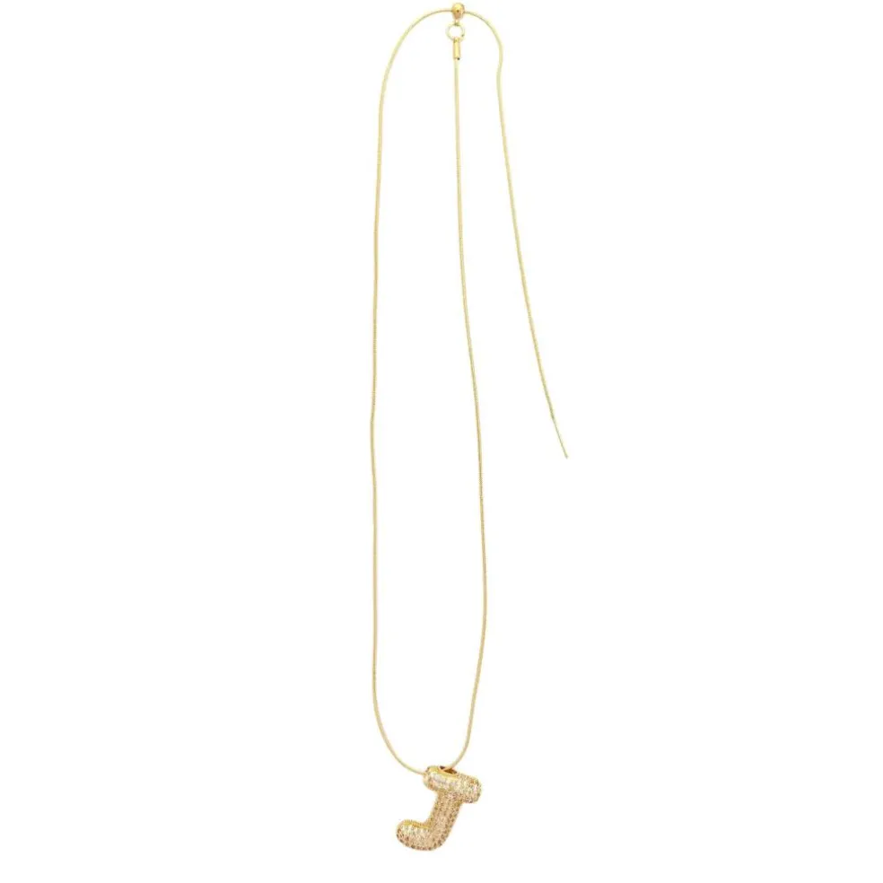 Charmed Bar Crystal-Studded Gold Letter Charm by Bead Landing™