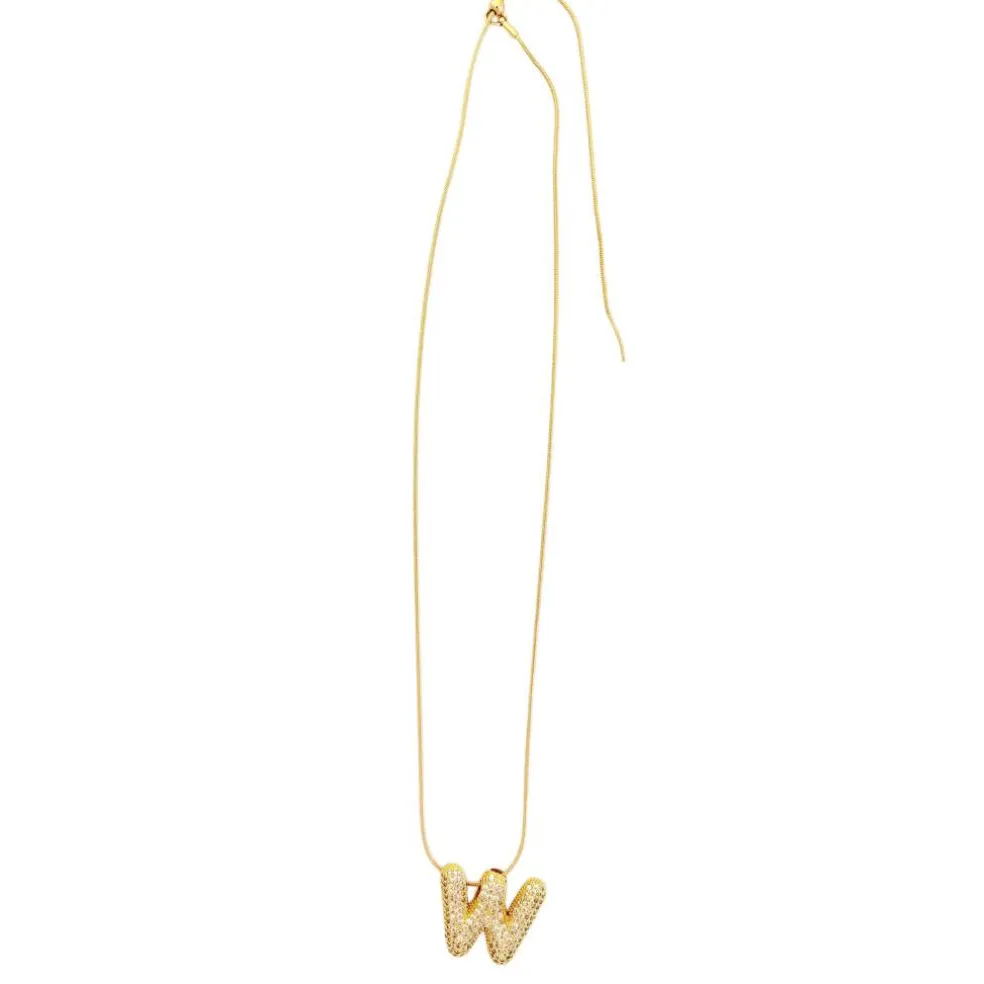 Charmed Bar Crystal-Studded Gold Letter Charm by Bead Landing™