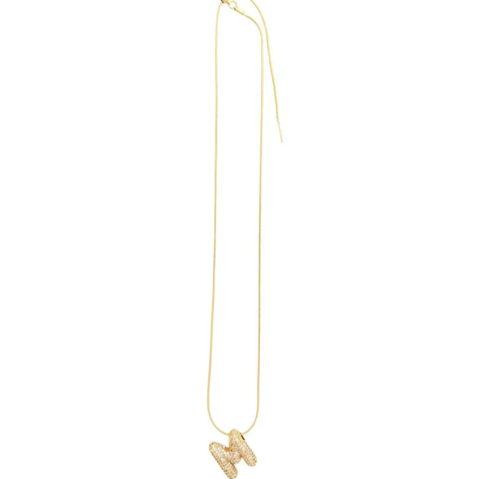 Charmed Bar Crystal-Studded Gold Letter Charm by Bead Landing™