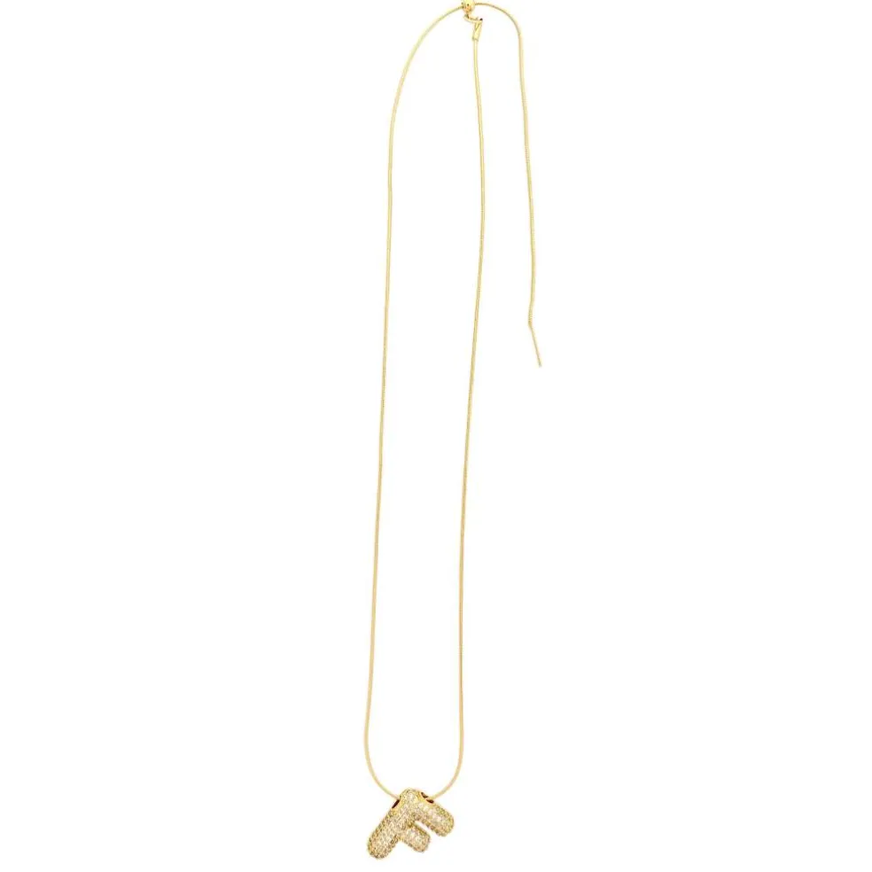 Charmed Bar Crystal-Studded Gold Letter Charm by Bead Landing™