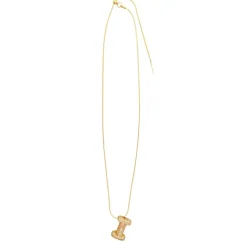 Charmed Bar Crystal-Studded Gold Letter Charm by Bead Landing™