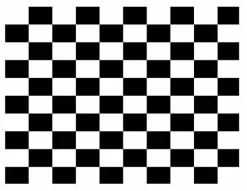 Checkerboard Edible Icing image Cake Topper for 1/4 sheet cake