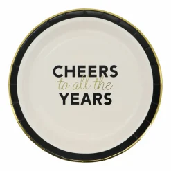 9" Cheers to all the Years Dinner Plates, 8ct. by Celebrate It™