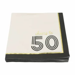 Cheers to 50 Beverage Napkins, 20ct. by Celebrate It™
