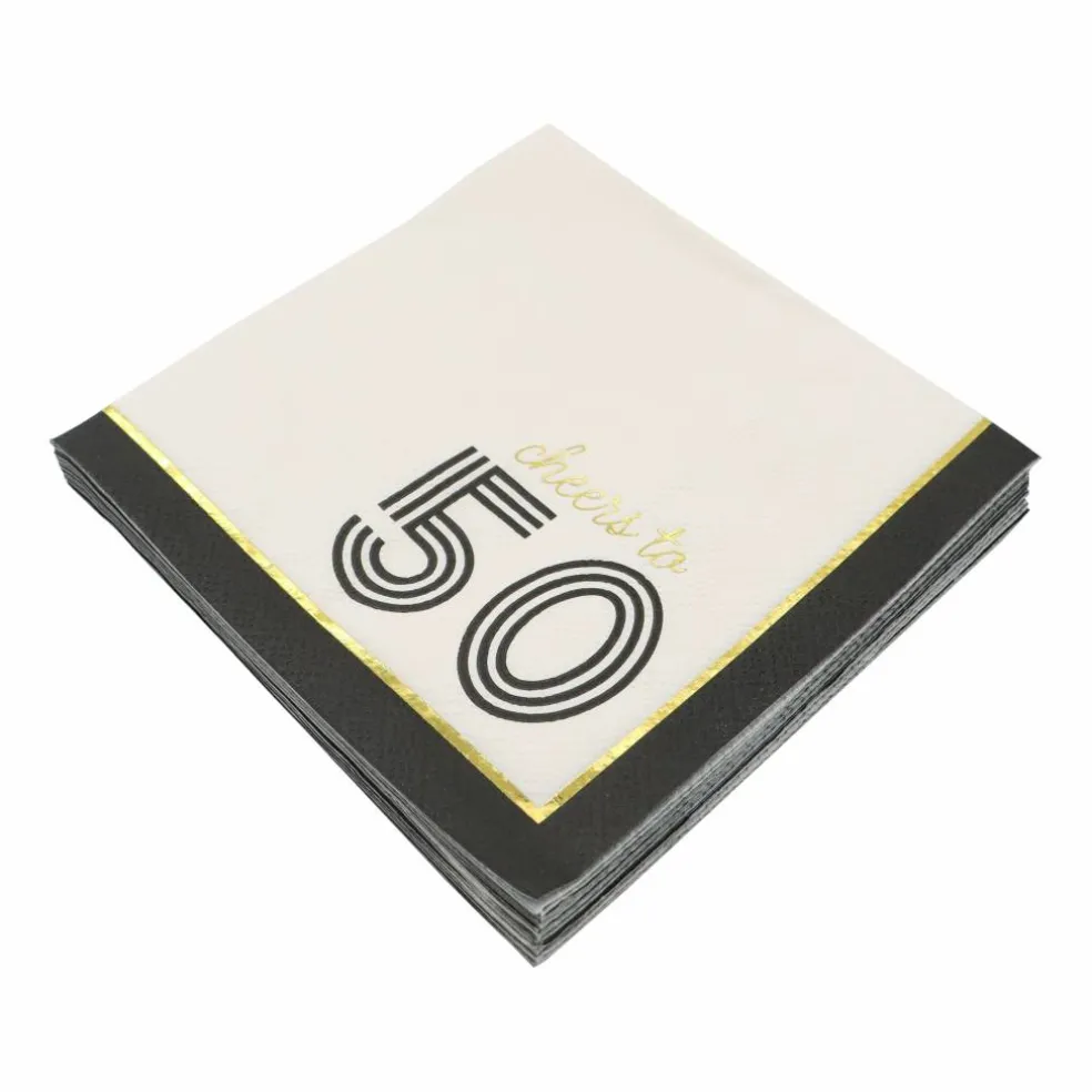 Cheers to 50 Beverage Napkins, 20ct. by Celebrate It™