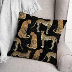 Cheetahs Indoor/Outdoor Throw Pillow