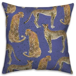 Cheetahs Indoor/Outdoor Throw Pillow