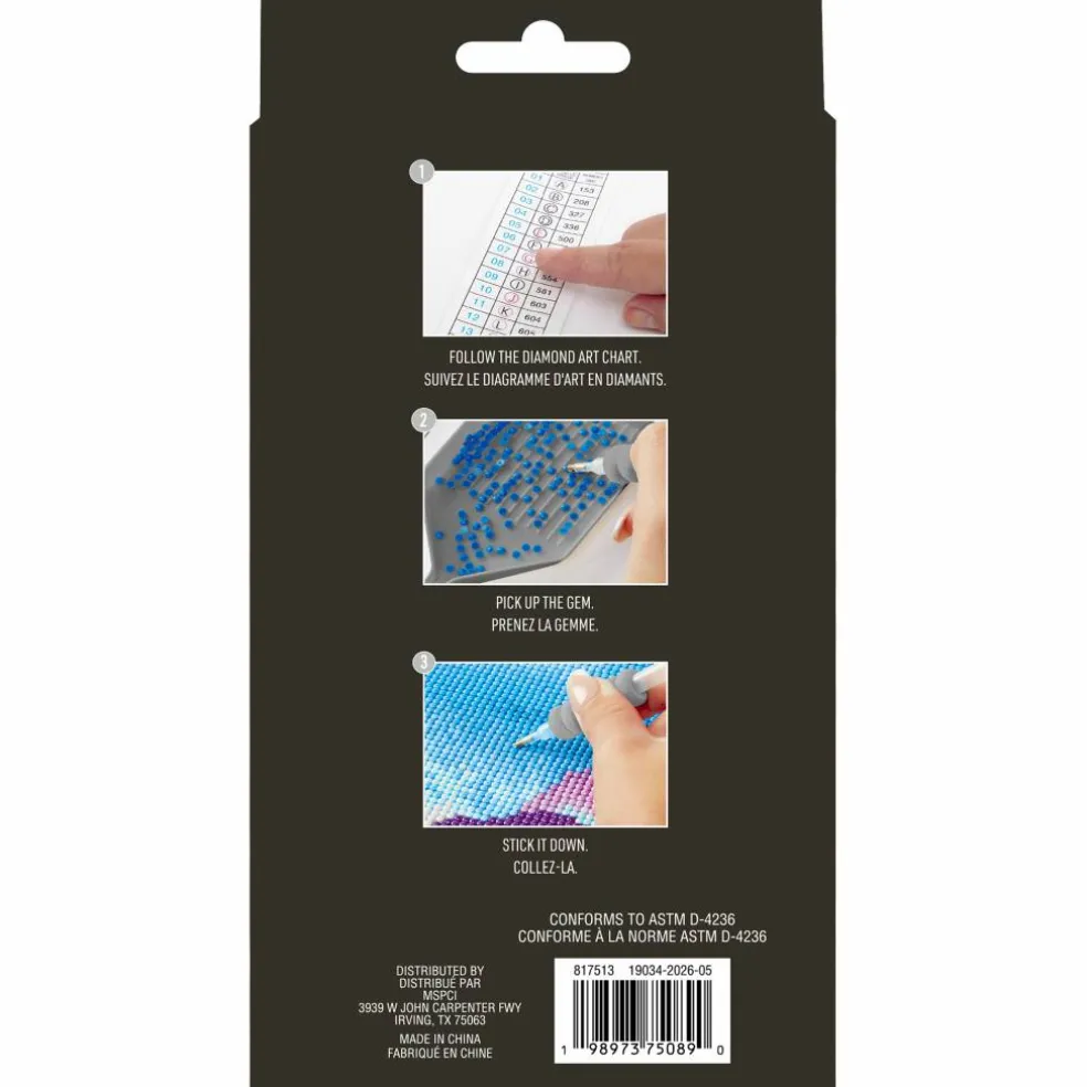 Cherries 3-Piece Diamond Art Bookmark Kit by Make Market®