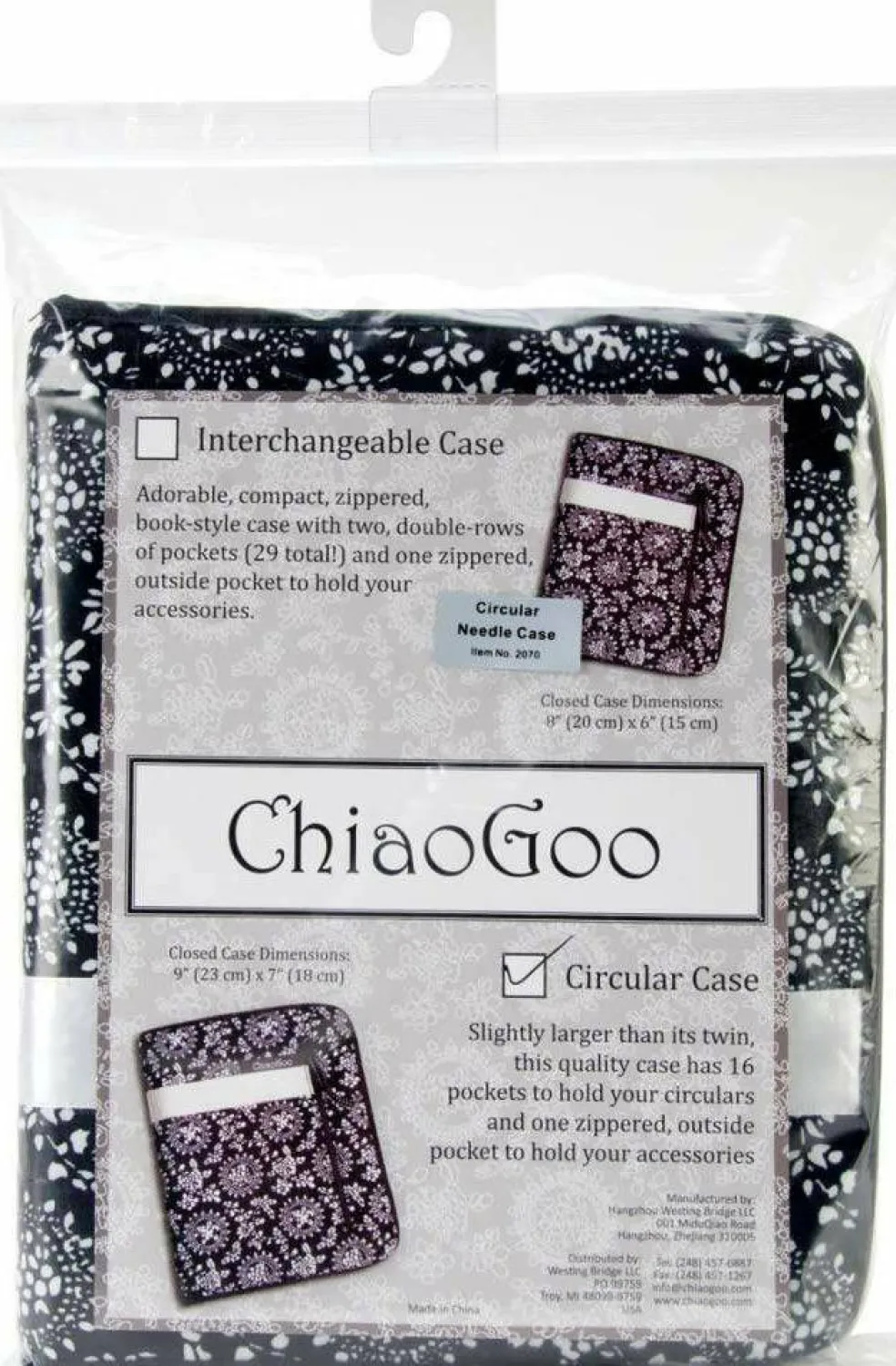 ChiaoGoo 2070 Circular Knitting Needle Case