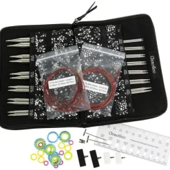 ChiaoGoo 5" Complete Twist Red Lace IC Knitting Needle Set