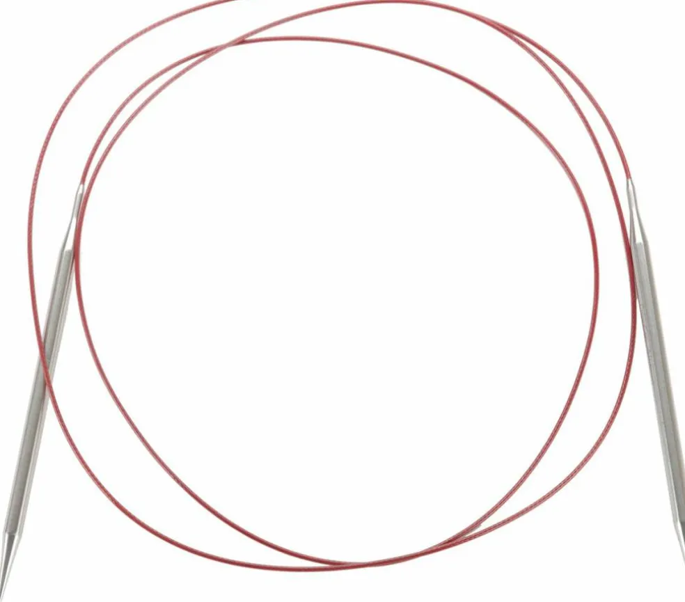 ChiaoGoo Red Lace 60" Stainless Circular Knitting Needles - Sizes US 0/2mm to 19 / 15mm
