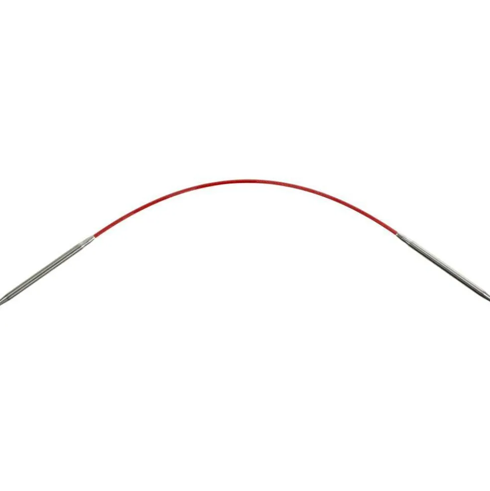 ChiaoGoo Red 9" Stainless Circular Knitting Needles - Sizes US 0/2mm to 8/5mm