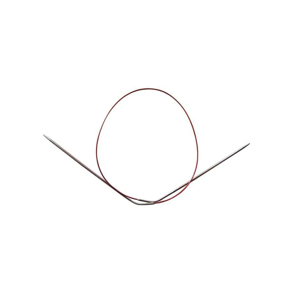 ChiaoGoo Red 9" Stainless Circular Knitting Needles - Sizes US 0/2mm to 8/5mm