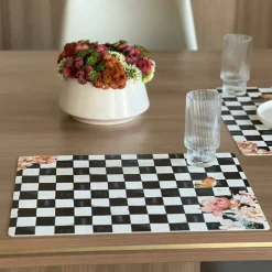 Chic Checkered Placemats