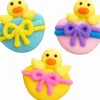Chicks in Eggshell Royal Icing Decorations – Easter Edible Cake & Cupcake Toppers, 6 Count