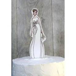 Chic Paper Bride Doll Mix and Match