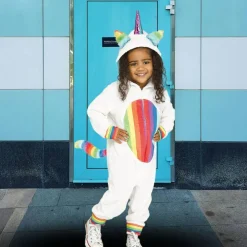Child Rainbow Unicorn Halloween Costume