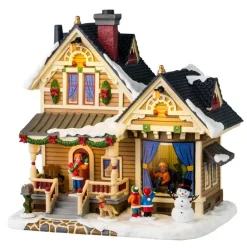 Christmas Eve At Grandma's - Lemax Caddington Village