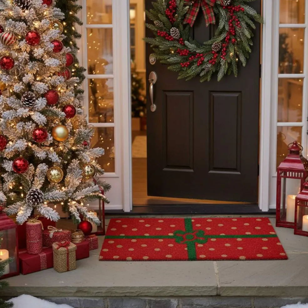 Christmas Package Doormat