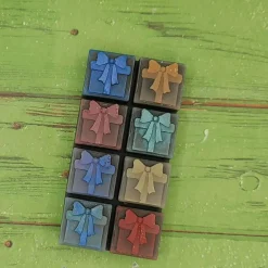 Christmas Presents Wax Melt Snap Bar Silicone Mold