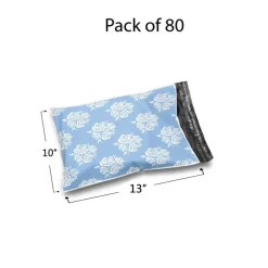 Christmas Snowflake Red Poly Mailer Envelopes 10x13