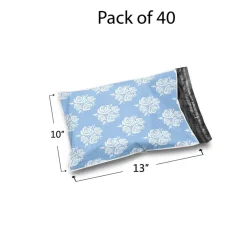 Christmas Snowflake Red Poly Mailer Envelopes 10x13