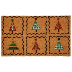 Christmas Trees Doormat