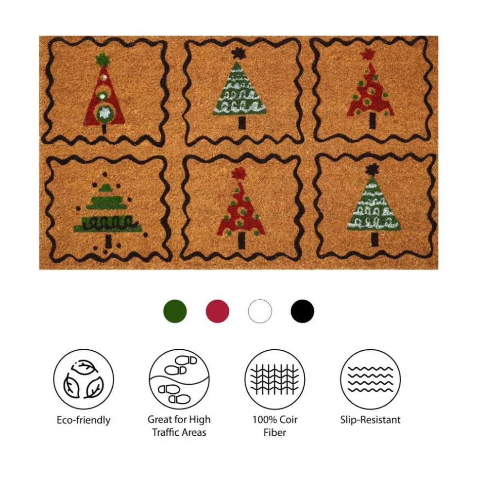 Christmas Trees Doormat