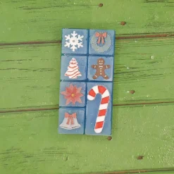 Christmas Wax Melt Snap Bar Silicone Mold