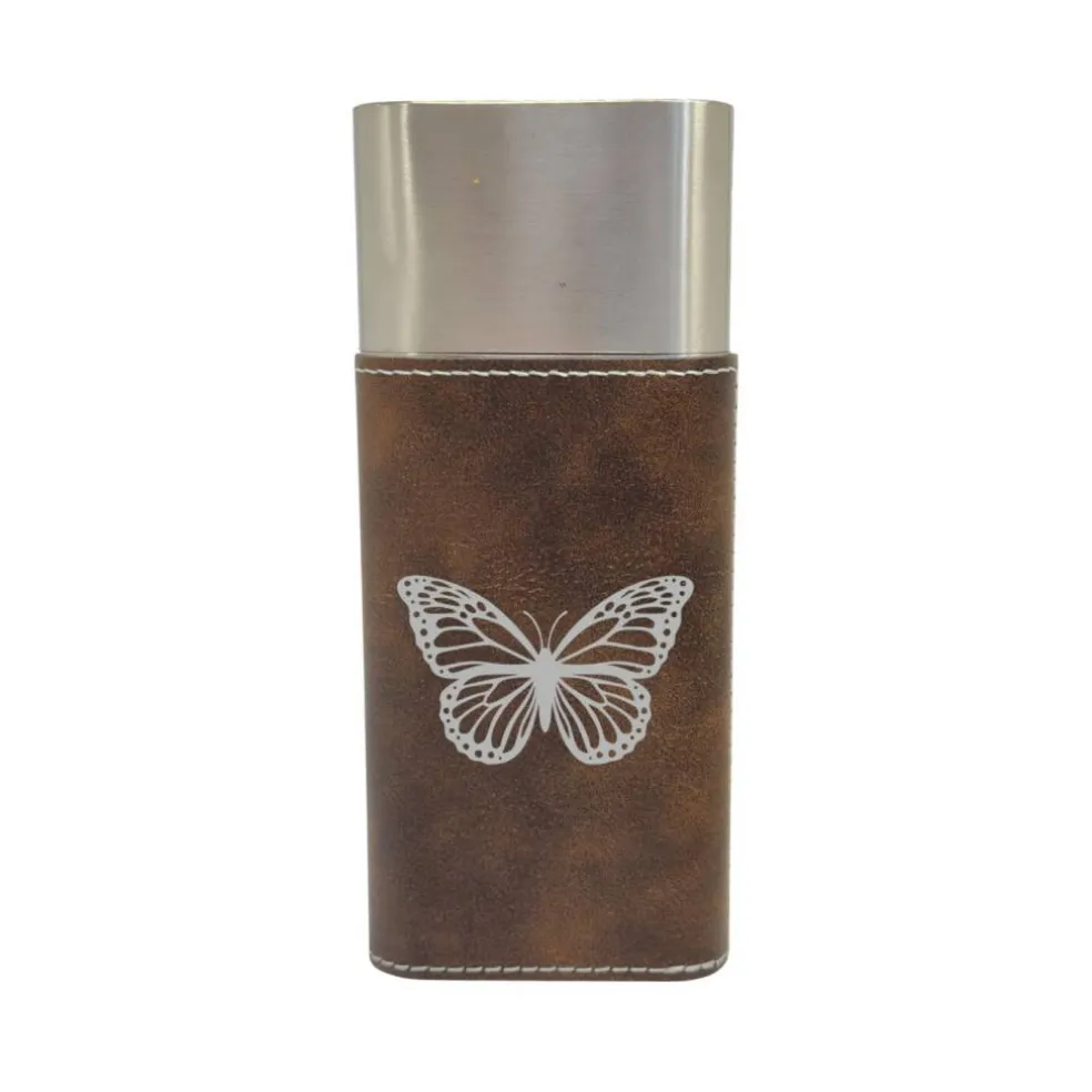 Cigar Case with Cutter - Butterfly - Leather
