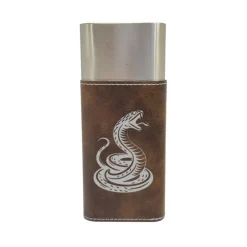 Cigar Case with Cutter - Coiled Snake - Leather
