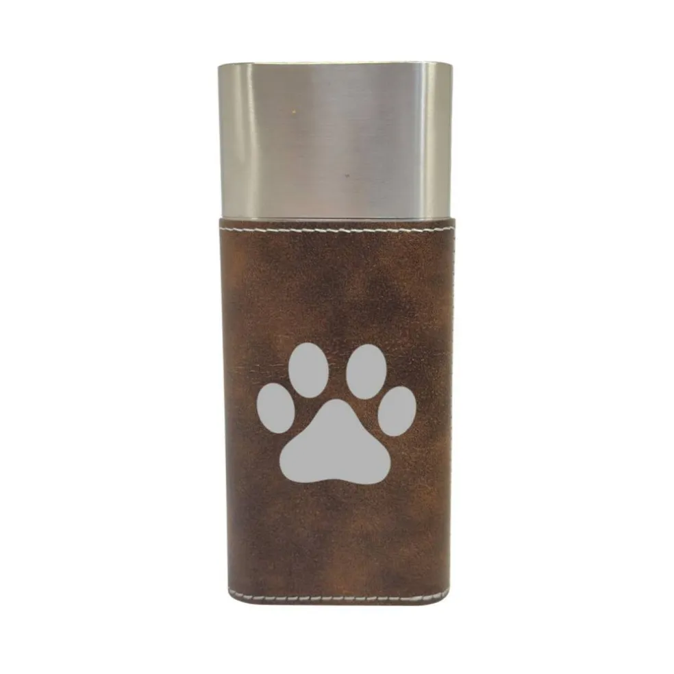 Cigar Case with Cutter - Dog Paw - Leather