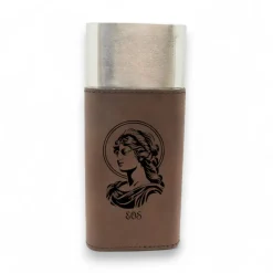 Cigar Case with Cutter - Eos Goddess of Dawn - Leather