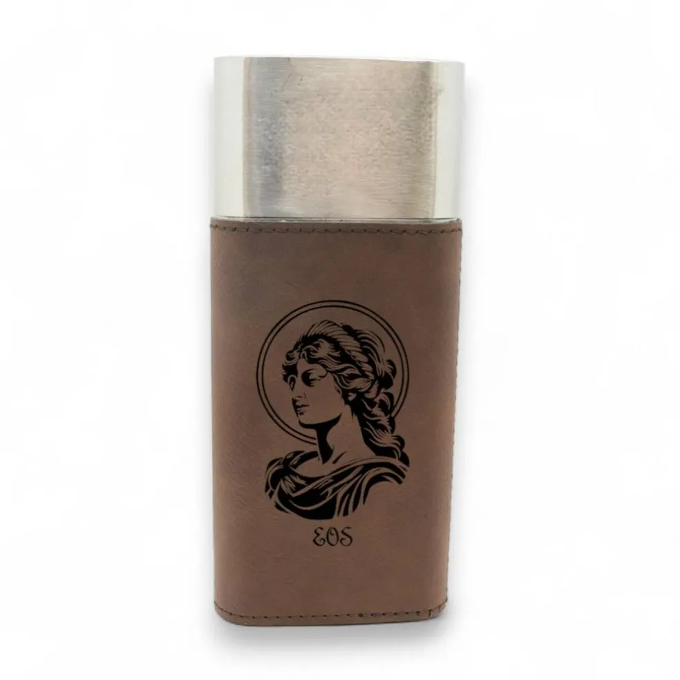 Cigar Case with Cutter - Eos Goddess of Dawn - Leather