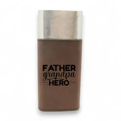 Cigar Case with Cutter - Father Grandpa Hero - Leather