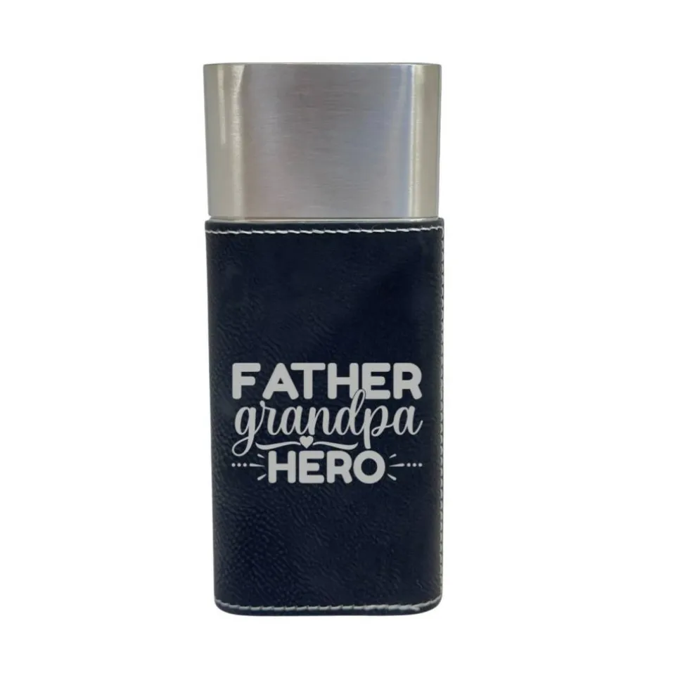 Cigar Case with Cutter - Father Grandpa Hero - Leather