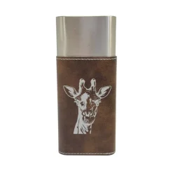 Cigar Case with Cutter - Giraffe - Leather