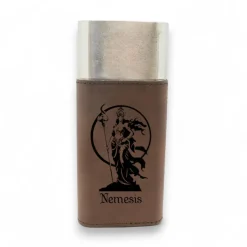 Cigar Case with Cutter - Nemesis Goddess of Revenge - Leather