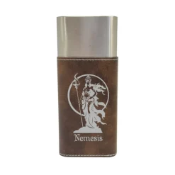 Cigar Case with Cutter - Nemesis Goddess of Revenge - Leather
